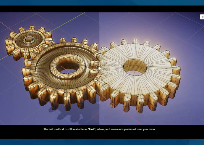 Mejora para Booleans con Exact para geometría compleja.