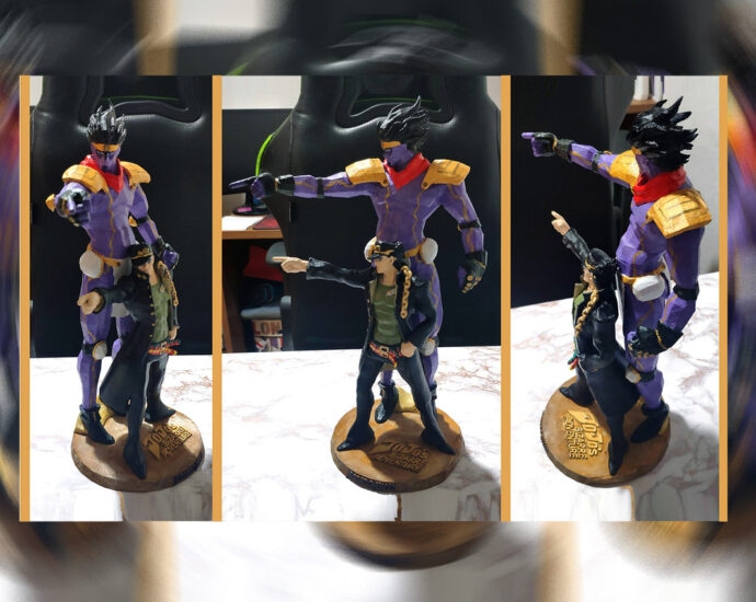 Figura de Jotaro Kujo impresa en 3D