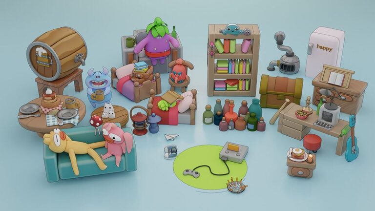 Alien rooms - Inspiración 3D - Blenderers