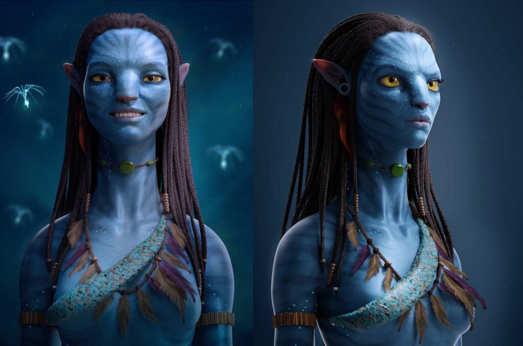 Neytiri - Modelo 3D - Na'vi - Blender Inspiración 3D