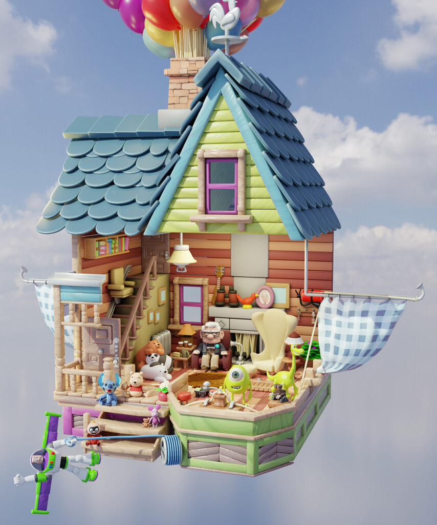 Childhood House - Inpiración 3D de Iasha Egutidze